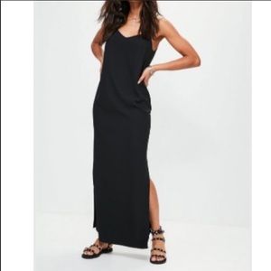 Missguided Black Maxi Dress